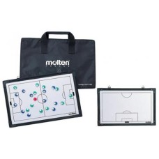 STRATEGY BOARD : Lavagnetta coach schema CALCIO MOLTEN con pennarello+magneti+valigetta